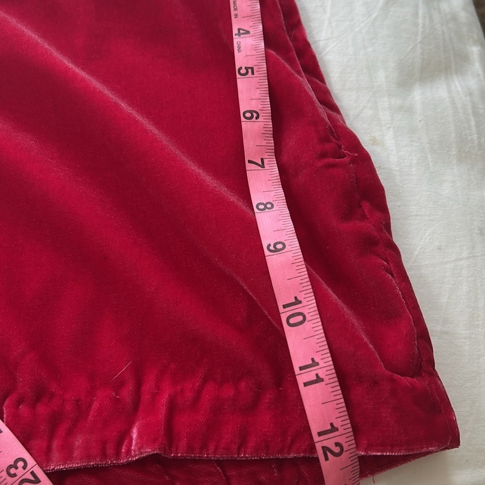 Free People Pink Annalise Mini Skirt Size 6 Pink new without tags Velvet - Picture 7 of 9